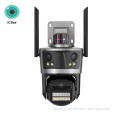 ICsee Outdoor IP Camera: 9MP Triple Lens PTZ WiFi Security Camera with Auto Tracking